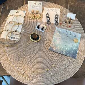 Assorted Fashion Jewelry Lot Including Forever 21, Sugarfix by BaubleBar
